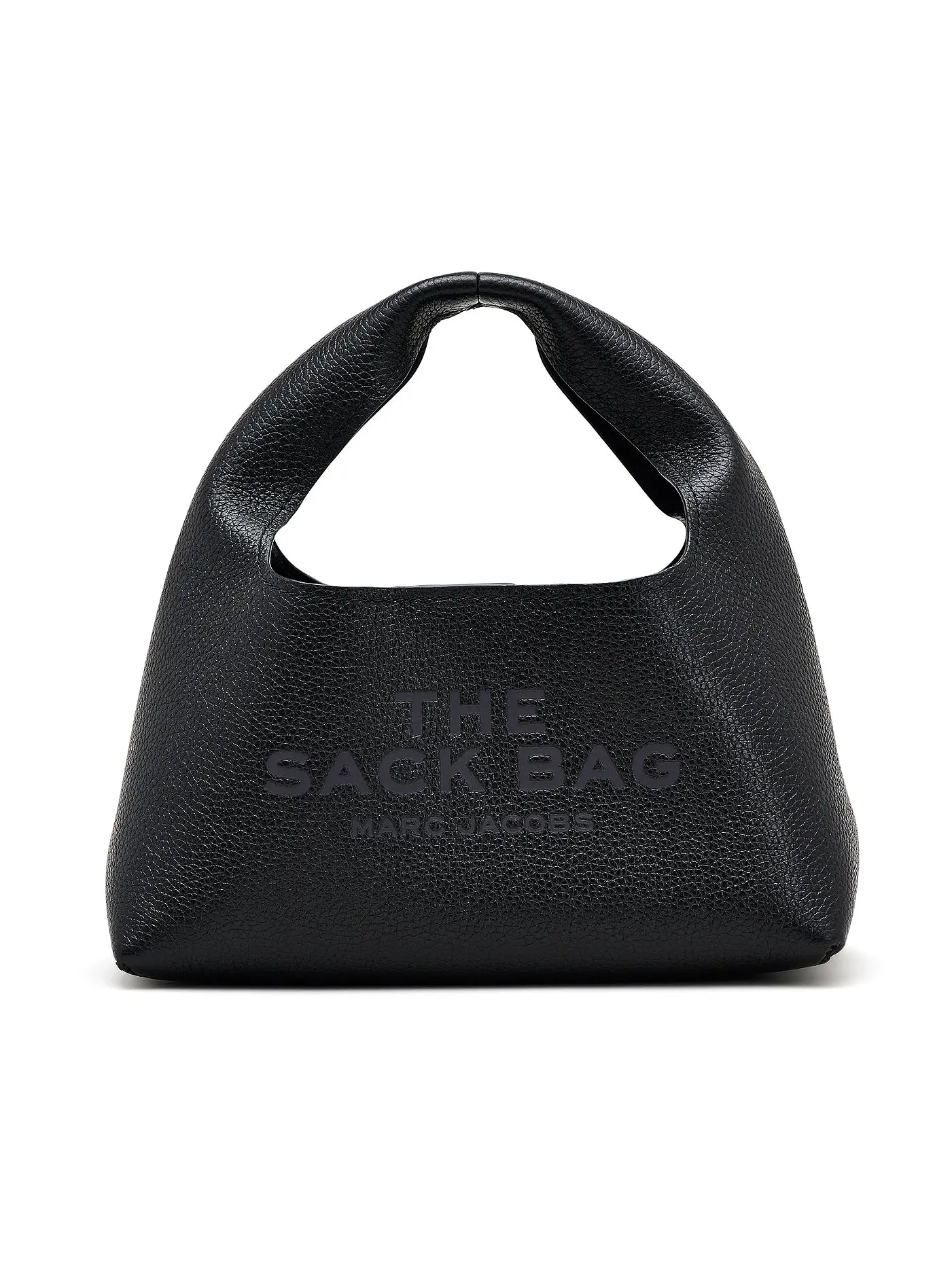 MARC JACOBS | Ledertasche - Henkeltasche THE MINI SACK | schwarz